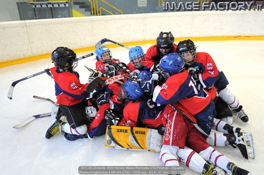 2011-03-20 Aosta 1835 Hockey Milano Rossoblu U10-Pinerolo - Squadra